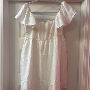 Amazon Women's White Mini Dress